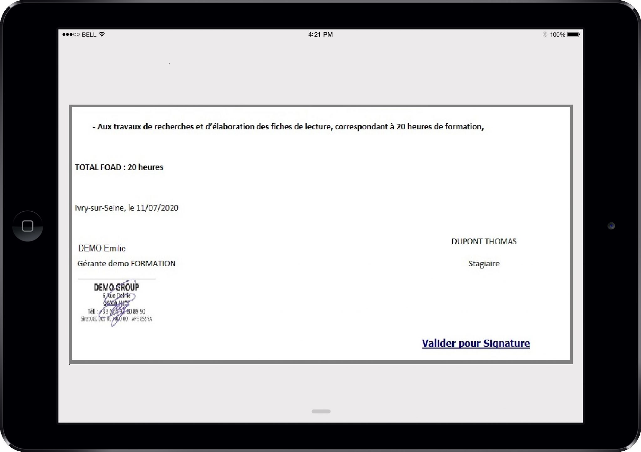 signature numérique- FORMAWAYSIGN_DOCUMENT